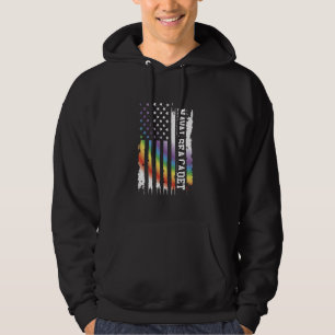 Naval Sea Cadet Corps United Stater Rainbow w US F Hoodie