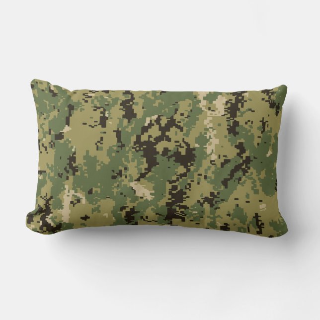 Naval Woodland Camouflage Lumbarkudde (Framsida)