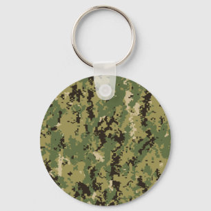 Naval Woodland Camouflage Nyckelring
