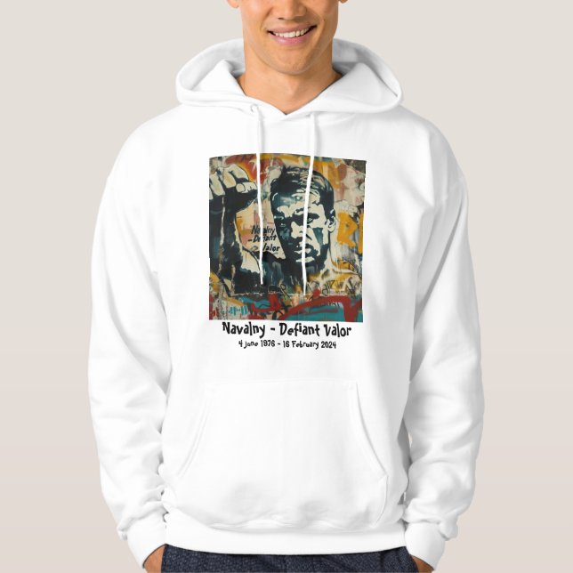 Navalny - Defiant Valor Hoodie (Framsida)