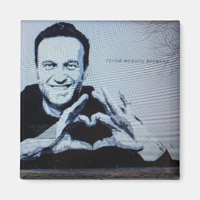 Navalny vår tids Hero Magnet (Framsidan)