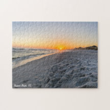 Navarra Beach Florida Sunset Jigszle Puzzle