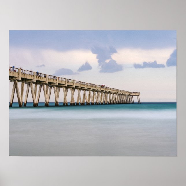 Navarre Beach Fishing Pier Poster (Framsidan)