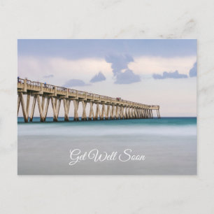 Navarre Beach Fishing Pier Tillfriskna snart Vykort