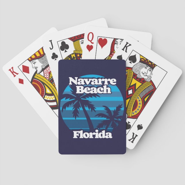 Navarre Beach Florida Casinokort (Baksidan)