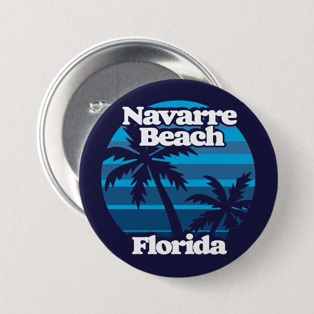 Navarre Beach Florida Knapp (Framsida & baksida)