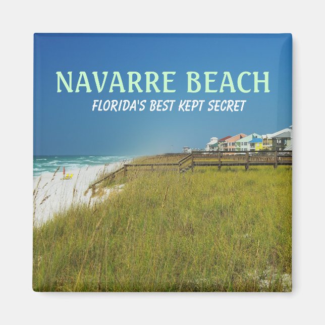NAVARRE BEACH FLORIDA MAGNET (Framsidan)
