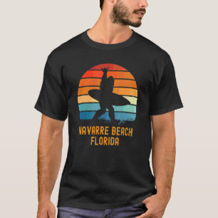 Navarre Beach Florida Sasquatch Souvenir T Shirt