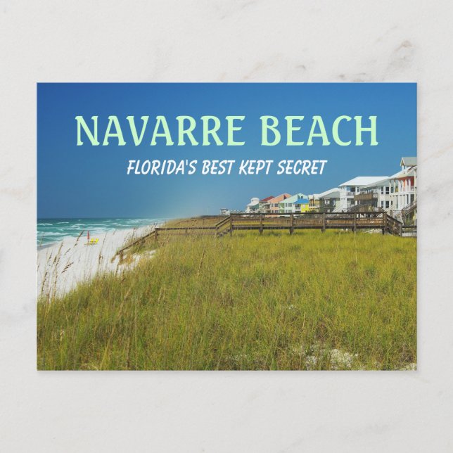 Navarre Beach - Floridas Best Kept Secret Vykort (Framsida)
