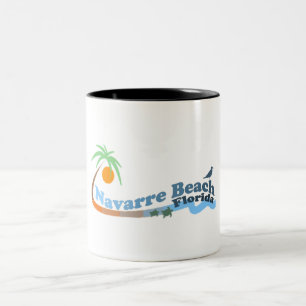 Navarre Beach. Två-Tonad Mugg