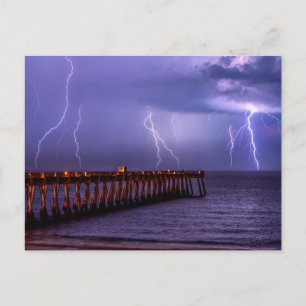 Navarre Florida Blixtstorm Postkort Vykort