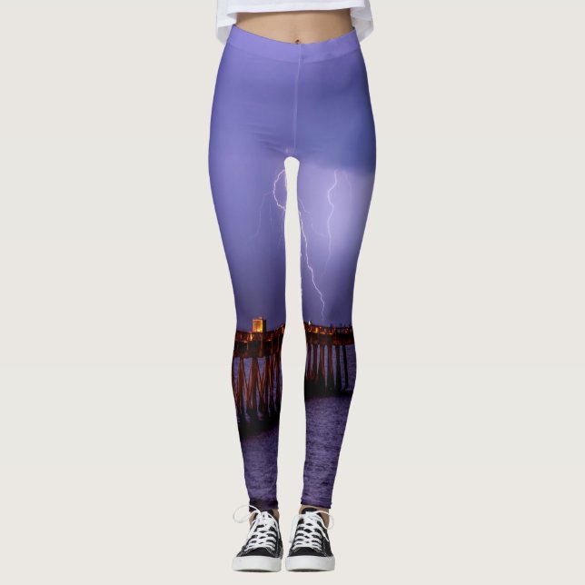 Navarre Florida Lightning Storm Leggings (Framsida)