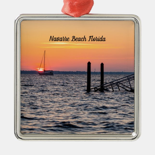 Navarre Florida Santa Rosa Sunrise Ornament (Framsidan)