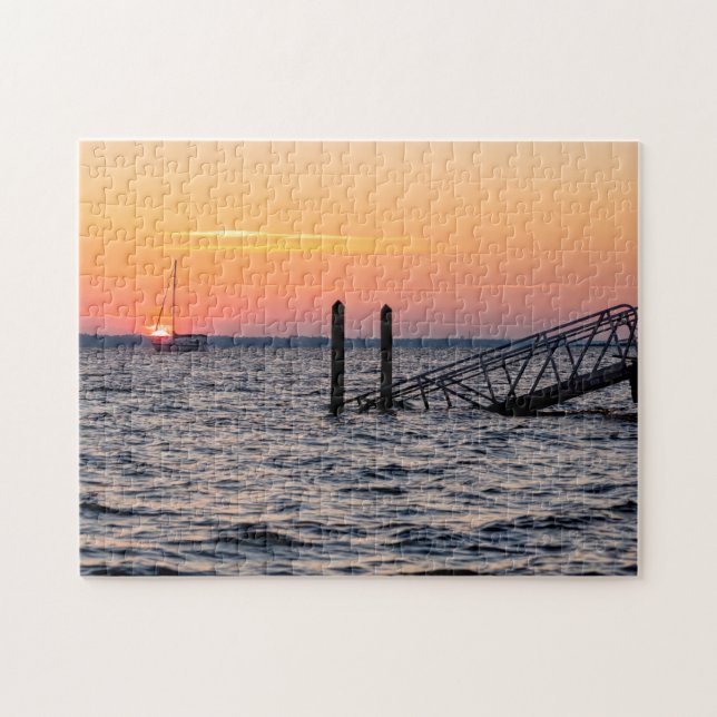 Navarre Florida Santa Rosa Sunrise Pussel (Horisontell)