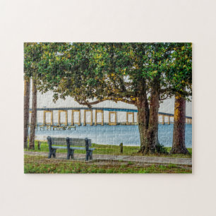 Navarre Park Bench och Bridge Pussel