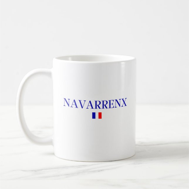 NAVARRENX Frankrike Kaffemugg (Vänster)