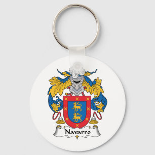 Navarro familjvapensköld nyckelring