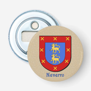 Navarro Heraldic Arm on Parchment Flasköppnare