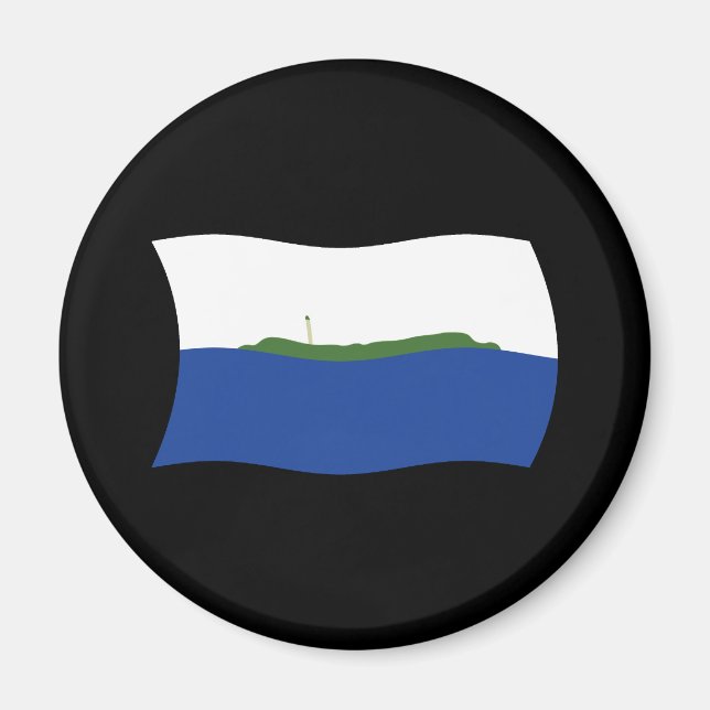 Navassa Island Flagga Magnet (Framsidan)