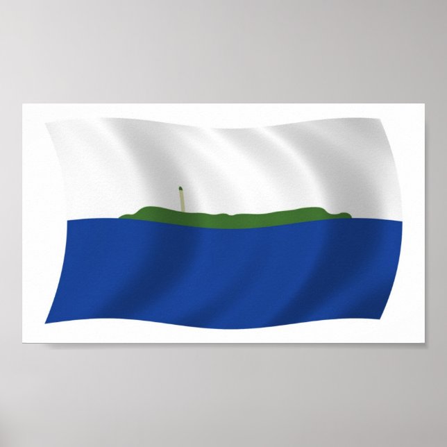 Navassaön Flagga Affischtryck Poster (Framsidan)
