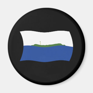 Navassaön Flagga Magnet