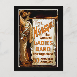 "Navassars" Vintage Vaudeville Vykort