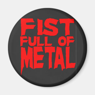 Nävefullt av metall magnet