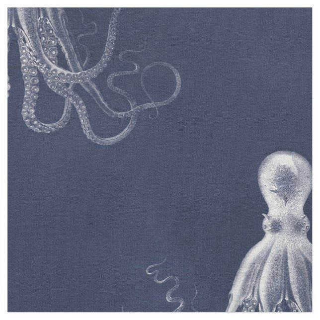 Navelbläckfisk Tyg (Närbild)