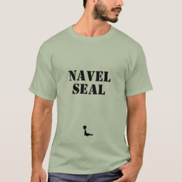 Navelen förseglar t-shirt