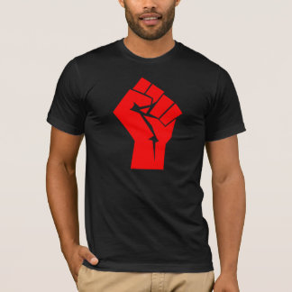 Näven driver av folket T-tröjavintageutslagsplats T-shirt