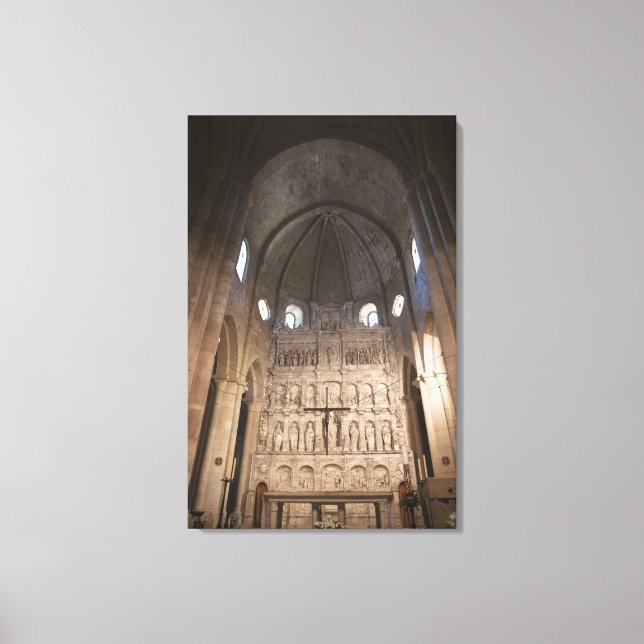 Naven på klostret Santa Maria de Poblet Canvastryck (Framsida)