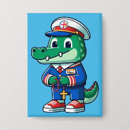 NAVI the Gator pin Knapp