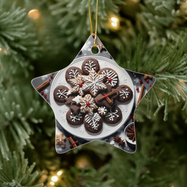 Navidad 1 - 001 julgransprydnad keramik (Träd)