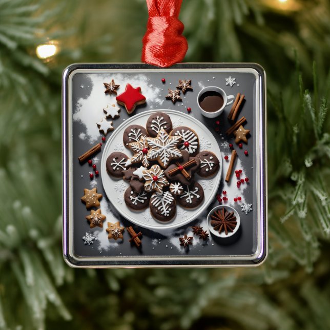 Navidad 1 - 001 julgransprydnad metall (Träd)