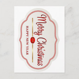 Navidad alegre vykort