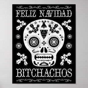 Navidad Bitchachos Den finne julskullen Meme Gift Poster