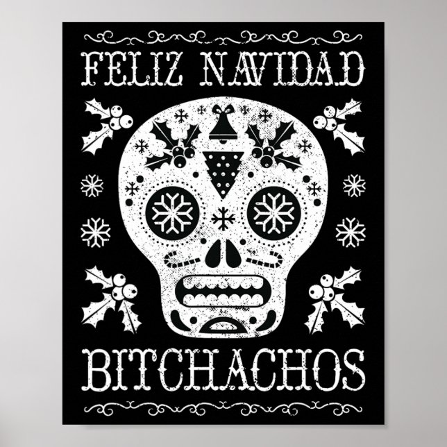 Navidad Bitchachos Den finne julskullen Meme Gift Poster (Framsidan)