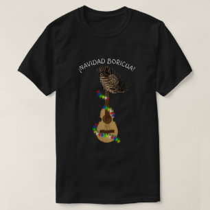 Navidad Boricua Puerto Rican Cuatro T Shirt