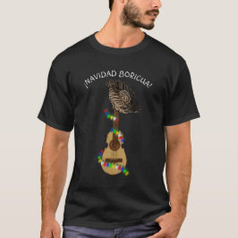 Navidad Boricua Puerto Rican Cuatro T Shirt