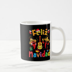 Navidad Mexican Fiesta Hett Pepper Guitar Julafton Kaffemugg