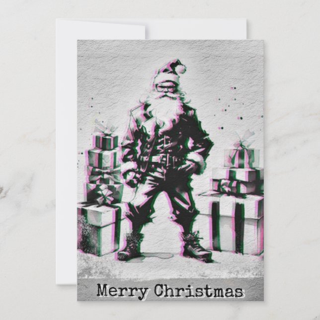 Navidad Punk (Santa Rosa). Kort (Framsida)