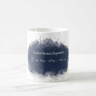 Navier fyller på med bränsle likställandemath- & kaffemugg