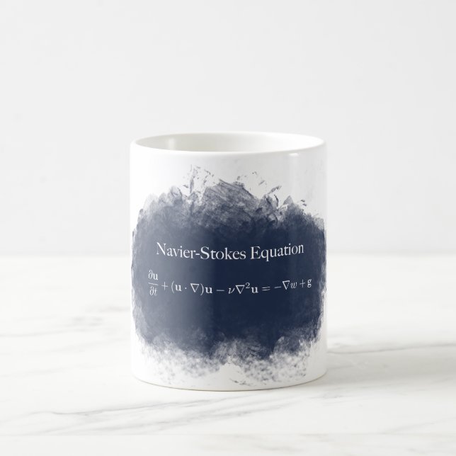 Navier fyller på med bränsle likställandemath- & kaffemugg (Center)