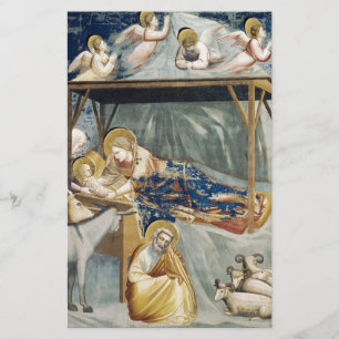 Navigation (Jesus Kristus födelse) (av Giotto) Brevpapper