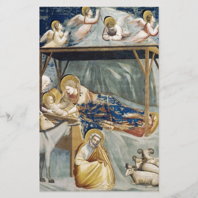 Navigation (Jesus Kristus födelse) (av Giotto) Brevpapper (Framsida)