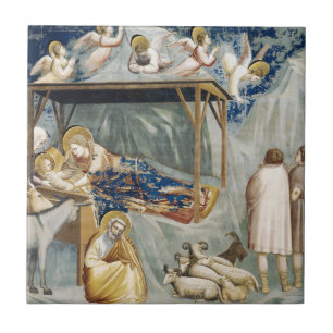 Navigation (Jesus Kristus födelse) (av Giotto) Kakelplatta