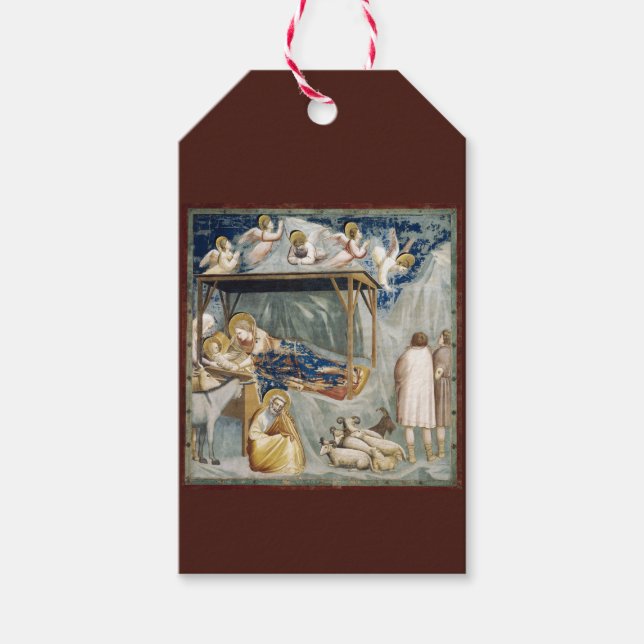 Navigation (Jesus Kristus födelse) (av Giotto) Presentetikett (Framsidan)