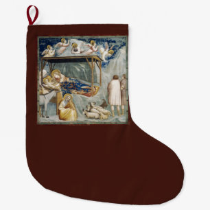 Navigation (Jesus Kristus födelse) (av Giotto) Stor Julstrumpa