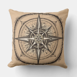 "Navigationsdiagram: Kompassutskriven fyllning" Kudde