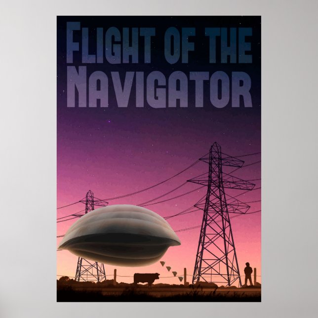 Navigatorflyg Poster (Framsidan)
